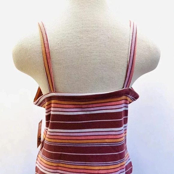 NWT SO GOODS FOR LIFE Juniors Sleeveless Pullover V-Neck Striped Shirt Size XL - Picture 9 of 9